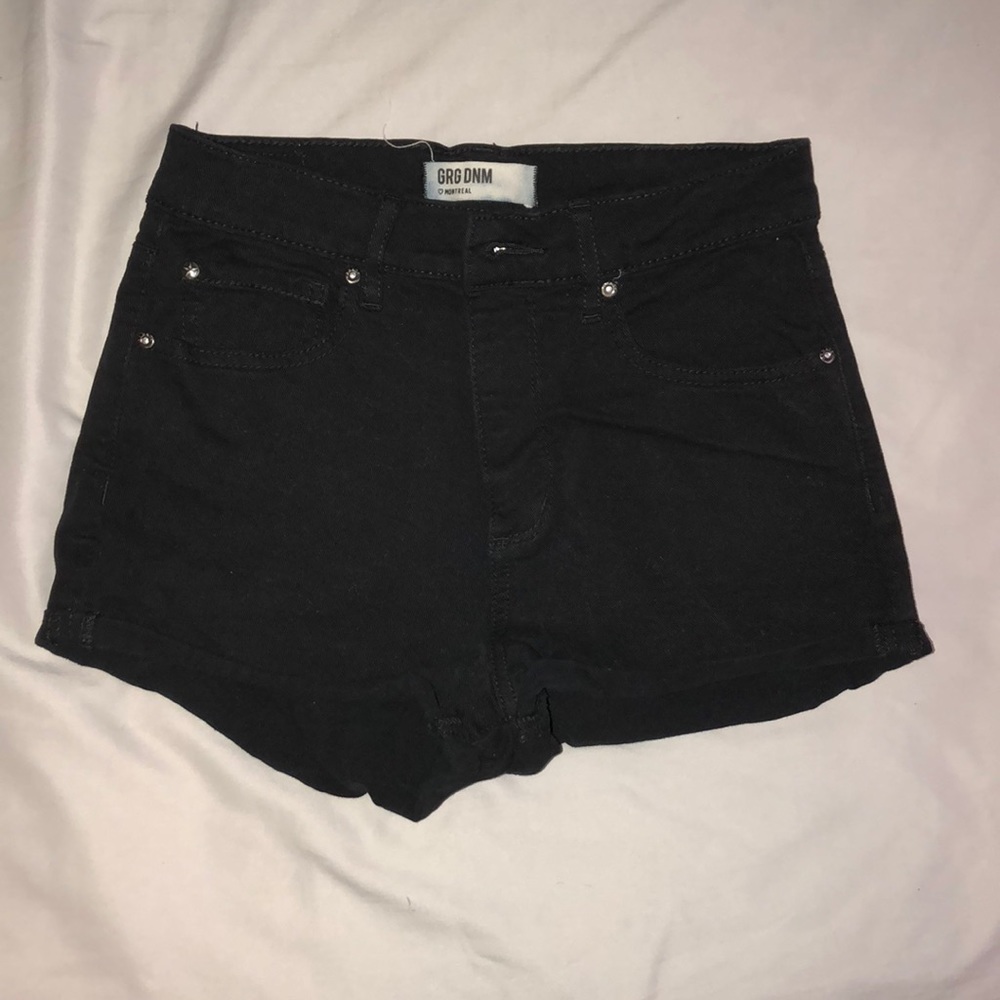 High Waisted Denim Shorts